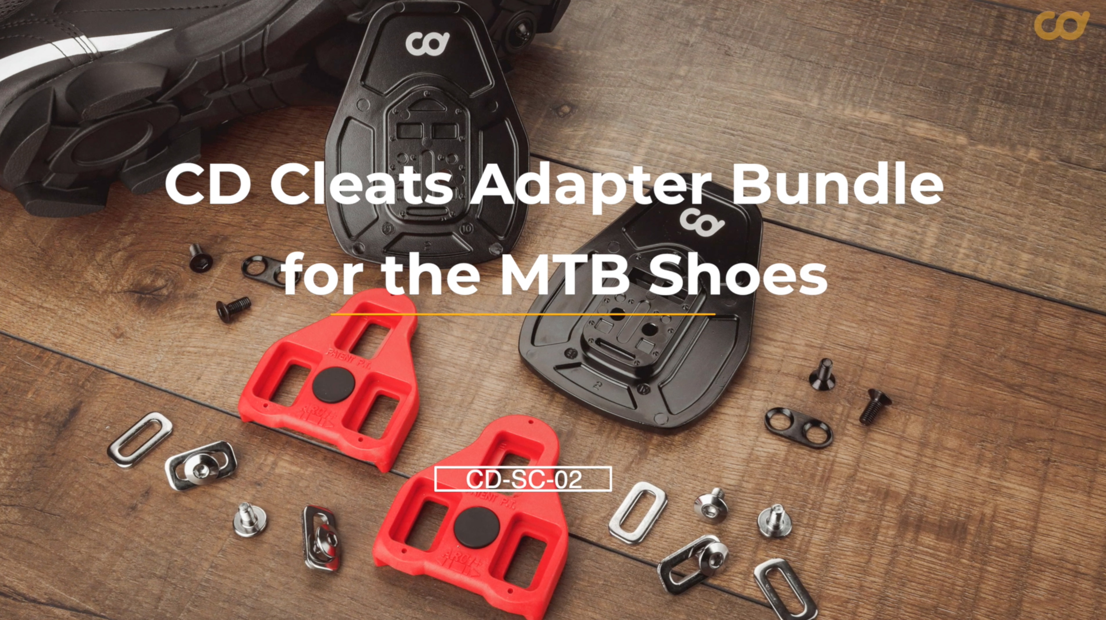 CyclingDeal Bicycle Shoes Cleats Adapters Bundle - for MTB Shoes